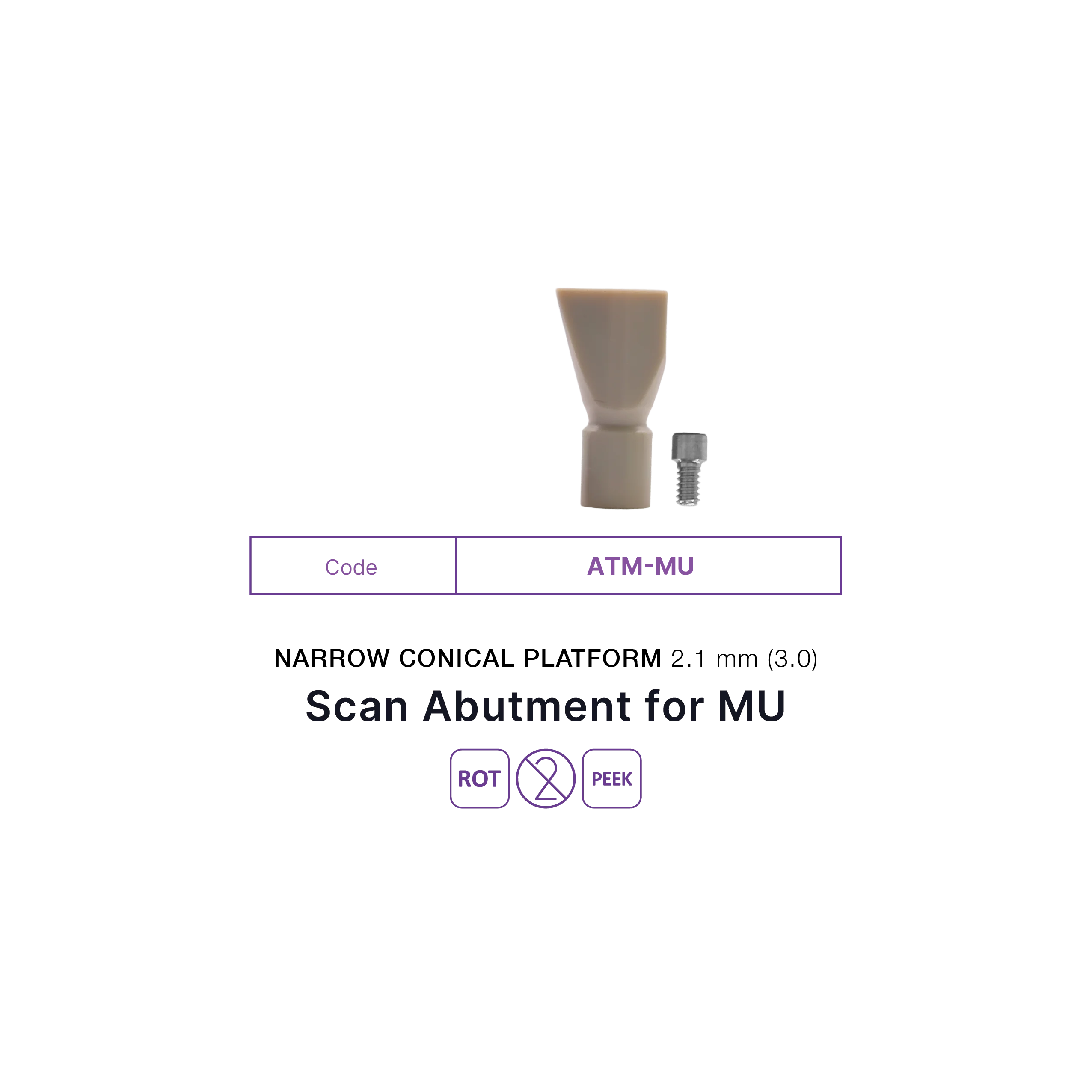 Scan Abutment for MU